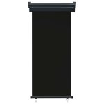 Vidaxl auvent latral de balcon 80x250 cm noir
