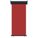 Vidaxl auvent latral de balcon 80x250 cm rouge