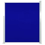 Vidaxl auvent lat�ral de patio 160x300 cm bleu