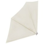 Vidaxl auvent latral pliable de balcon crme 140x140 cm