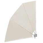 Vidaxl auvent latral pliable de balcon crme 210 x 210 cm