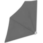 Vidaxl auvent latral pliable de balcon gris 140x140 cm