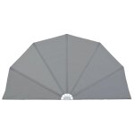 Vidaxl auvent latral pliable de terrasse gris 160 cm