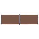 Vidaxl auvent lat�ral r�tractable 160 x 600 cm marron