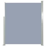Vidaxl auvent latral rtractable de patio 160 x 300 cm gris