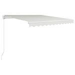 Vidaxl auvent manuel rtractable 300x250 cm crme