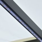 Vidaxl auvent manuel rtractable avec led 600x300 cm crme