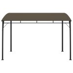 Vidaxl auvent pare - soleil de jardin 3x3x2, 55 m taupe