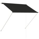 Vidaxl auvent rtractable 150x150 cm anthracite