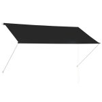Vidaxl auvent rtractable 250x150 cm anthracite