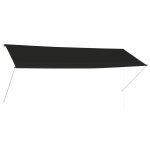 Vidaxl auvent rtractable 350x150 cm anthracite
