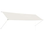 Vidaxl auvent rtractable 400x150 cm crme