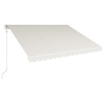 Vidaxl auvent rtractable automatique 400x300 cm crme
