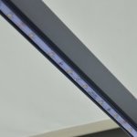 Vidaxl auvent rtractable et capteur de vent et led 400x300 cm crme
