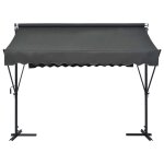 Vidaxl auvent sur pied 300 x 300 cm anthracite Vidaxl auvent sur pied 300 x 300 cm anthracite