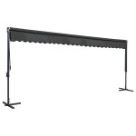 Vidaxl auvent sur pied 600 x 300 cm anthracite Vidaxl auvent sur pied 600 x 300 cm anthracite