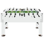 Vidaxl baby - foot acier 60 kg 140x74, 5x87, 5 cm blanc