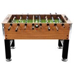 Vidaxl baby - foot acier 60 kg 140x74, 5x87, 5 cm marron clair et noir