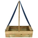 Vidaxl bac � sable avec toit 80x60x97, 5 cm bois de pin impr�gn�