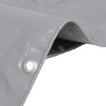 Vidaxl bche 650 g / m 4 x 6 m gris