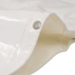 Vidaxl b�che 650 g / m� 4 x 7 m blanc