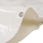 Vidaxl b�che 650 g / m� 4 x 8 m blanc