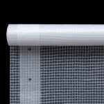 Vidaxl bche leno 260 g / m 4 x 2 m blanc