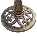 Vidaxl baignoire de jardin pour oiseaux bronze plastique Vidaxl baignoire de jardin pour oiseaux bronze plastique