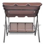 Vidaxl balancelle de jardin avec auvent caf�