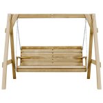 Vidaxl balancelle de jardin bois de pin imprégné 205x150x157 cm Vidaxl balancelle de jardin bois de pin imprégné 205x150x157 cm