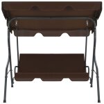 Vidaxl balancelle de jardin caf 170 x 110 x 153 cm