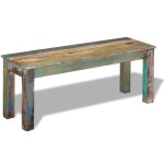 Vidaxl banc 110 x 35 x 45 cm bois de rcupration massif