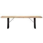 Vidaxl banc 160 cm bois de manguier massif