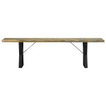 Vidaxl banc 160 cm bois de rcupration massif