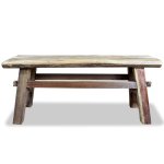 Vidaxl banc bois de rcupration massif 100 x 28 x 43 cm