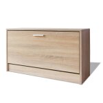 Vidaxl banc  chaussures 80 x 24 x 45 cm chne