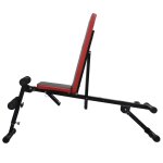 Vidaxl banc d'entranement rglable avec jeu d'haltres 30, 5 kg