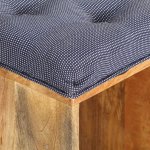 Vidaxl banc d'entre 100x35x47 cm bois de manguier solide