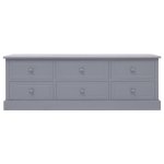 Vidaxl banc d'entre gris fonc 115x30x40 cm bois