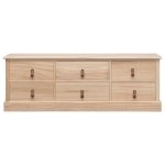 Vidaxl banc d'entre naturel 115x30x40 cm bois
