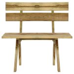Vidaxl banc de jardin 110 cm bois de pin imprgn