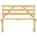 Vidaxl banc de jardin 120 cm bois de pin imprgn