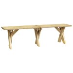 Vidaxl banc de jardin 160 cm bois de pin imprgn