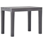 Vidaxl bancs de jardin 2 pcs moka plastique