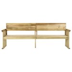 Vidaxl banc de jardin 233 cm bois de pin imprgn