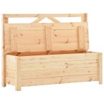 Vidaxl banc de rangement 120 cm bois de pin massif