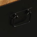 Vidaxl banc de rangement avec 3 tiroirs bois de manguier 120x30x40 cm