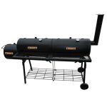 Vidaxl barbecue  fumoir nevada xl noir