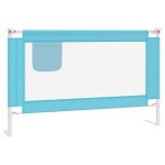 Vidaxl barrière de sécurité de lit d'enfant bleu 120x25 cm tissu Vidaxl barrière de sécurité de lit d'enfant bleu 120x25 cm tissu