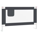 Vidaxl barrière de sécurité de lit d'enfant gris foncé 120x25 cm tissu Vidaxl barrière de sécurité de lit d'enfant gris foncé 120x25 cm tissu